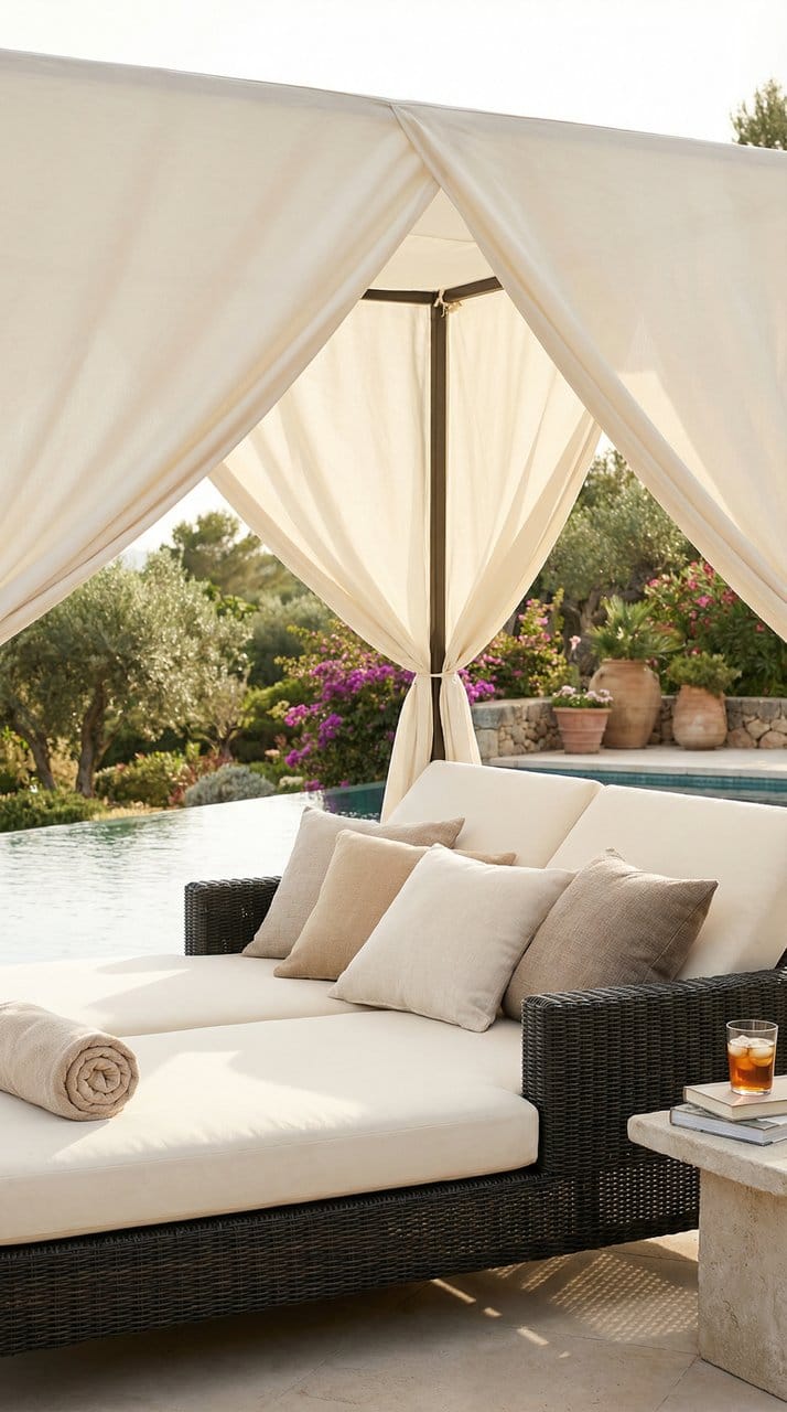 Le Lit de Jour Corsica - Bain de soleil luxueux pour la détente